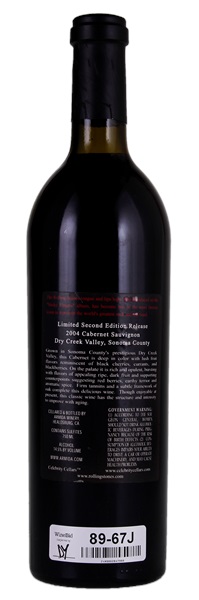 2004 Armida Limited Second Edition Release Cabernet Sauvignon, 750ml