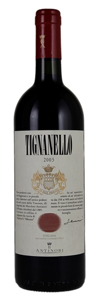 2003 Marchesi Antinori Tignanello, 750ml