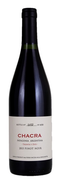 2015 Bodega Chacra Treinta y Dos Pinot Noir, 750ml