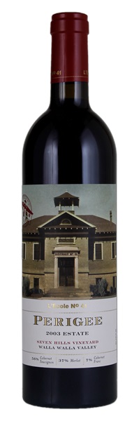 2003 L'Ecole No. 41 Perigee Seven Hills Vineyard Estate Red, 750ml