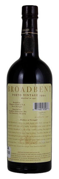 1994 Broadbent, 750ml