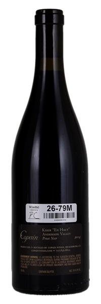2014 Copain Kiser En Haut Pinot Noir, 750ml