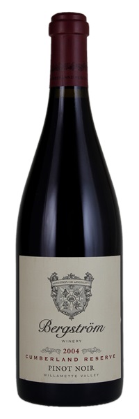 2004 Bergstrom Winery Cumberland Vineyard Reserve Pinot Noir, 750ml
