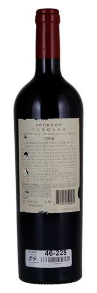 2009 Tenuta di Arceno Toscana Arcanum, 750ml