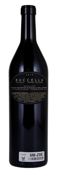 2013 Buccella Cabernet Sauvignon, 750ml