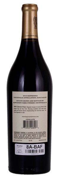 2015 Kapcsandy Family Wines State Lane Vineyard Rapszodia, 750ml