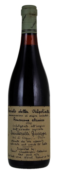 1976 Giuseppe Quintarelli Recioto della Valpolicella Amarone Classico, 750ml