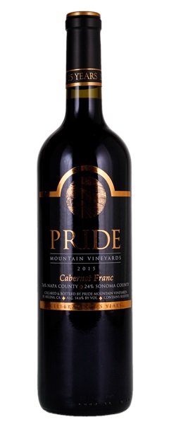 2015 Pride Mountain Cabernet Franc, 750ml