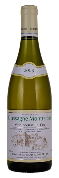 2003 Bernard Morey Chassagne-Montrachet Vide Bourse, 750ml