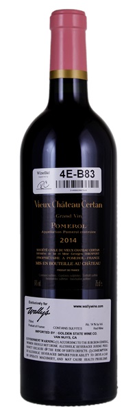 2014 Vieux Chateau Certan, 750ml