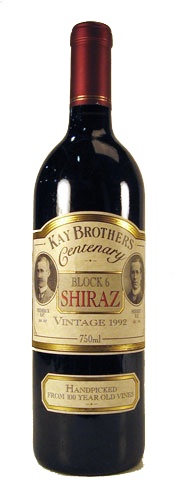 1992 Kay Brothers Amery Block 6 Shiraz, 750ml