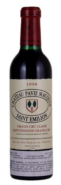 1998 Château Pavie-Macquin, 375ml