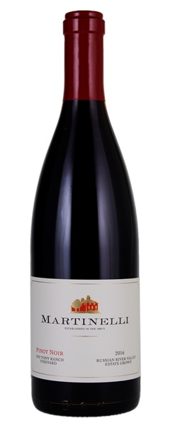 2016 Martinelli Zio Tony Ranch Pinot Noir, 750ml