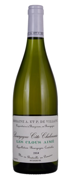 2014 Domaine A. & P. de Villaine Bourgogne Côte Chalonnaise Les Clous Cuvée Aimé, 750ml