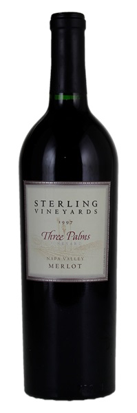 1997 Sterling Vineyards Three Palms Merlot, 750ml