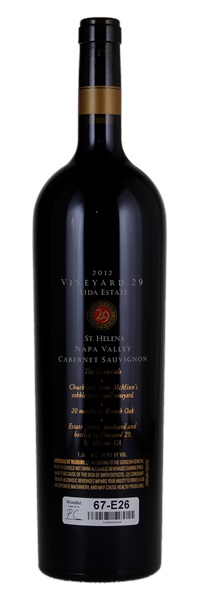 2012 Vineyard 29 Aida Cabernet Sauvignon, 1.5ltr