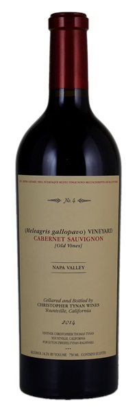 2014 Christopher Tynan Wines Meleagris Gallopavo Vineyard Cabernet Sauvignon, 750ml