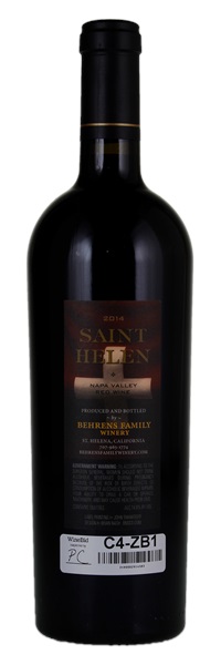 2014 Behrens Family Winery Saint Helen, 750ml