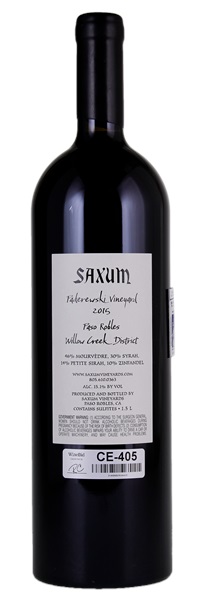 2015 Saxum Paderewski Vineyard, 1.5ltr