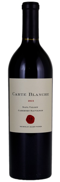 2015 Nicholas Allen Wines Carte Blanche Cabernet Sauvignon, 750ml