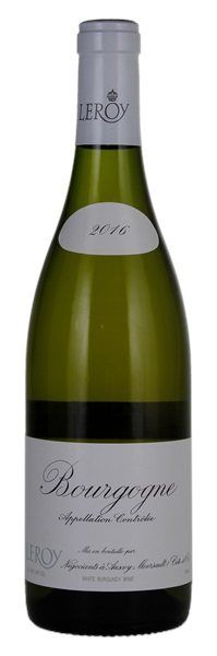 2016 Maison Leroy Bourgogne Blanc, 750ml