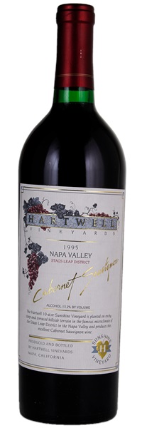 1995 Hartwell Sunshine Vineyard Cabernet Sauvignon, 750ml