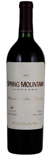 1993 Spring Mountain Vineyard Miravalle La Perla Chevalier Vineyard (Red), 750ml