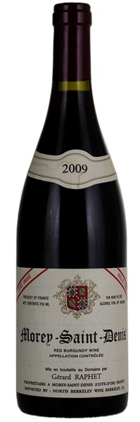 2009 Gerard Raphet Morey-St.-Denis Cuvee Unique Vieilles Vignes, 750ml