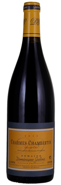 2012 Domaine Dominique Gallois Charmes-Chambertin, 750ml