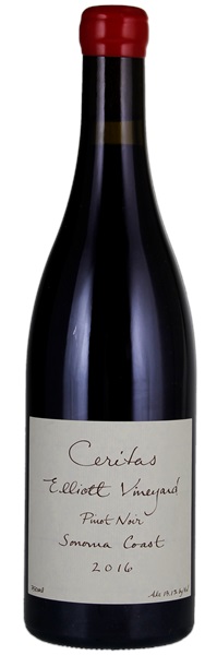 2016 Ceritas Elliott Vineyard Pinot Noir, 750ml