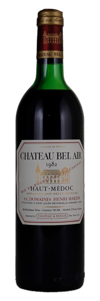 1982 Château Bel Air, 750ml