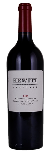 2015 Hewitt Vineyard Rutherford Cabernet Sauvignon, 750ml