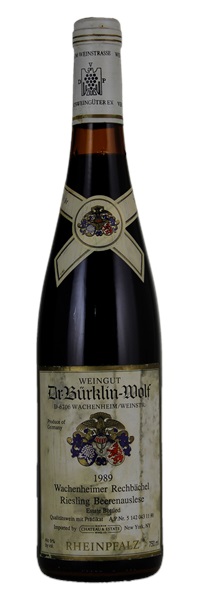 1989 Dr. Bürklin-Wolf Wachenheimer Rechbachel Riesling Beerenauslese #11, 750ml