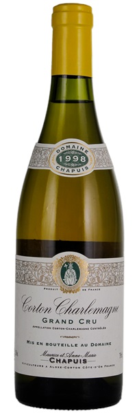 1998 Domaine Maurice et Anne-Marie Chapuis Corton-Charlemagne, 750ml