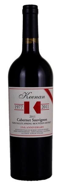 2011 Robert Keenan Winery Spring Mountain Reserve Cabernet Sauvignon, 750ml