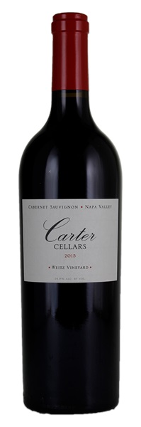 2015 Carter Cellars Weitz Vineyard Cabernet Sauvignon, 750ml