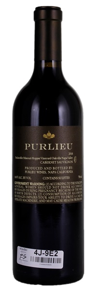 2016 Purlieu Wines Beckstoffer Missouri Hopper Cabernet Sauvignon, 750ml