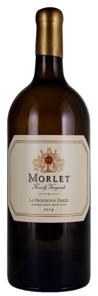 2014 Morlet Family Vineyards La Proportion Doree, 3.0ltr