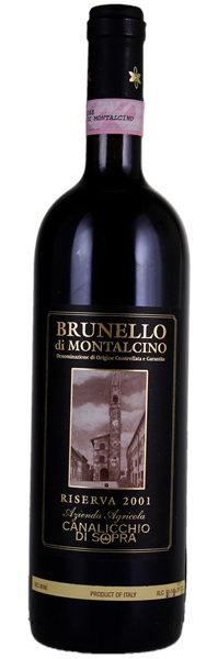2001 Canalicchio di Sopra Brunello di Montalcino Riserva, 750ml