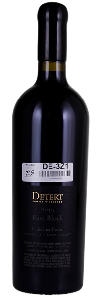 2015 Detert Family Vineyards East Block Cabernet Franc, 750ml