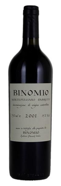 2001 Fattoria La Valentina Montepulciano d'Abruzzo Binomio, 750ml