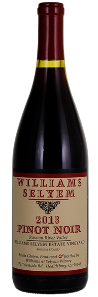 2013 Williams Selyem Williams Selyem Estate Vineyard Pinot Noir, 750ml