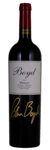 2007 Boyd Big Ranch Vineyard Merlot, 750ml