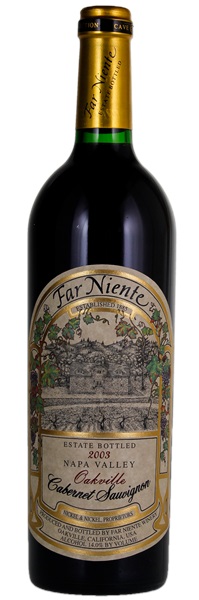 2003 Far Niente Cave Collection Cabernet Sauvignon, 750ml