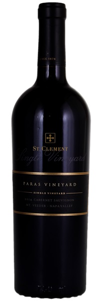 2014 St. Clement Paras Vineyard Cabernet Sauvignon, 750ml