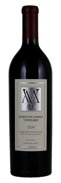 2009 Marston Family Vineyards Cabernet Sauvignon, 750ml