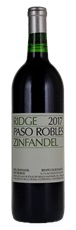 2017 Ridge Paso Robles Zinfandel