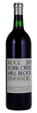 2013 Ridge York Creek Mill Block Zinfandel ATP