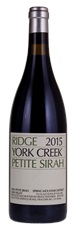 2015 Ridge York Creek Petite Sirah