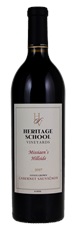 2017 Heritage School Vineyards Missiaens Hillside Vineyard Cabernet Sauvignon